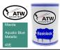 Preview: Mazda, Aquatic Blue Metallic, 40E: 500ml Lackdose, von ATW Autoteile West.